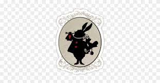 Download now for free this alice in wonderland disney transparent png picture with no background. Alice In Wonderland White Rabbit Oval Portrait Stickers Alice In Wonderland Silhouette Free Transparent Png Clipart Images Download