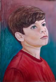 Acrylic ocean painting