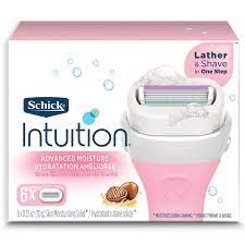 No need for shave gel, soap or body wash. Amazon Com Schick Intuition Advanced Moisture Womens Razor Refills With Shea Butter Pack Of 6 Beauty