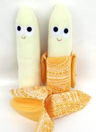 Banana Plush Stuffed Food Gift Anthropomorphic Desk Toy Etsy Food Pillows Diy Pillows Pillows Decorative Diy