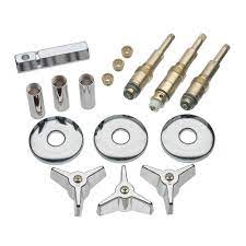 It also comes with the signature ceramic disc valve cartridges that afford you smooth and easy operation throughout its. Tub Shower 3 Handle Remodeling Kit For American Standard Colony In Chrome Plumbing Parts By Danco