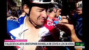 Falleció de Covid a los 30 años el ciclista Cristopher Mansilla.  Bienvenidos, Canal 13.