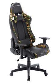This is a special edition of the dreamact chair that comes in a military camo. Piranha Bite Gaming Chair Camo Nordic Game Supply