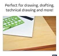 Amazon.com : Helix - Wooden Lightweight Drawing Board - 18 x 24 Inch - Metal Edge : Office And School Rulers : Arts, Crafts & Sewing