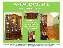 If a look of rustic refinement whets your appetite, strumfeld dining room table aims to please. Drexel Dining Room Furniture Set 12 Pieces Estatesales Org