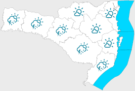 Previsão para os próximos 5 dias (20/07)