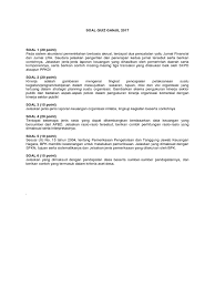 Contoh soal laporan keuangan pemerintah daerah. Akuntansi Sektor Publik