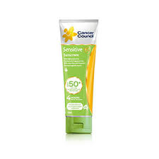 Ingestion may result in nausea, abdominal irritation, pain and vomiting Cancer Council Sensitive Sunscreen Spf 50 Plus 75ml Amcal