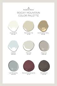Never used benjamin moore , we use sherwin williams for all our paint and always pleased. Rocky Mountain Color Palette Benjamin Moore Paint Color Inspiration Favorite Paint Colors Benjamin Moore Colors