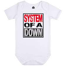 Onesie With System Of A Down Logo Print Great Gift Ideas From Metal Kids Metal Kids