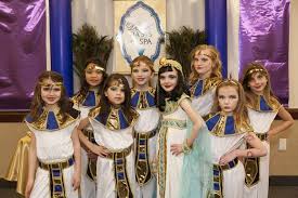 Agypterin Kostum Kinder Kostumparty Agypten Verkleiden Egyptian Party Egyptian Party Decorations Spa Party
