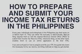 How to complete your b.c. A Beginner S Guide To Filing Income Tax Returns Itrs In The Philippines