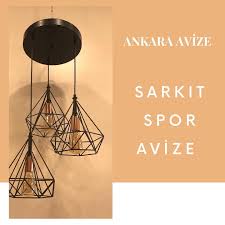 Sarkit Avize Rustik Ampul Kullanimi Ile Dekoratif Ve Hos Bir Goruntu Saglar Ankara Avize Sarkit Sporavize Sarkitaviz Pendant Light Ceiling Lights Light