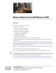 You can view a listing of available cisco services modules offerings that best meet your specific needs. Release Notes For Cisco Ios Release 12 2sx The Cisco Learning
