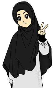 Gambar mewarnai gambar sketsa kartun anak muslimah 3 hitam putih via rebanas.com. 25 Koleksi Populer Gambar Kartun Hijab Hitam Putih