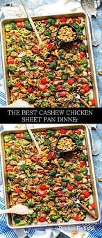 Recipe Delisha Cashew Chicken Sheet Pan Dinner Best Naila Sheet Pan Dinners Chicken Sheet Pan Dinners Sheet Pan Meals Chicken