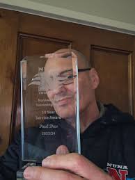 Very happy to have received my 10 year service award from Nunawading…