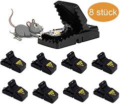 Acmind Mausefalle Profi Mausefalle 8er Set Rattenfalle Schlagfalle Kann In Der Kuche Und Im Gart Mausefallen Maus Ratte