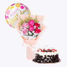 I would have liked to have sent a birthday balloons, chocolates and a vase to accompany them but this service was not offered. Birthday Bundle Deals Flowers Chocolate Cakes Balloon Delivery