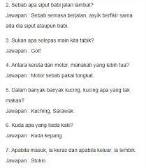 Inilah 50 Teka Teki Dengan Jawapan Yang Logik No 22 Serius Lawak Baca Lebih Lanjut Info Cantik