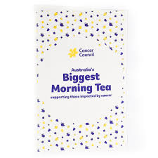 Join together with your friends and family and hold a morning tea to support cancer council. Australia S Biggest Morning Tea Tea Towel 2021