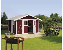 3,70 x 4,07 x 2,50 m (l, l, h) hors tout. Abri De Jardin Grosfillex Deco H 1 Xl 315x355 5 Cm Rouge Blanc Acheter Sur Hornbach Ch