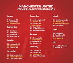 Forthcoming fixtures & betting odds also available. Man Utd Channel On Twitter Man Utd S Premier League Fixtures 2018 19