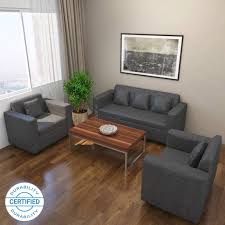 A trio of leather finishes for each sofa, armchair and ottoman make this living room set an easy fit anywhere in your home, including the home office. Sofa Set à¤¸ à¤« à¤¸ à¤Ÿ Check Sofa Sets Designs From Rs 7 990 Online At Flipkart Furniture Store