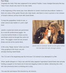 Just Stop Your Crying It S A Sign Of The Times David Bowie Labyrinth Fun Facts Labyrinth Movie Bowie Labyrinth Jareth