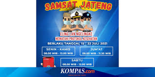 We did not find results for: Selama Ppkm Darurat Jam Pelayanan Samsat Di Jateng Berubah