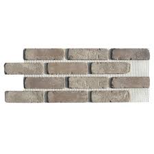 Old Mill Brick Brickwebb Rushmore Thin Brick Sheets Flats Box Of 5 Sheets 28 In X 10 5 In 8 7 Sq Ft Bw 37003cs The Home Depot In 2020 Brick Veneer Thin Brick Brick Face