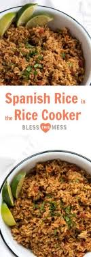 Super Easy Spanish Rice Recipe Made In The Rice Cooker Recipe Spanish Rice Easy Spanish Rice Recipe Easy Rice Cooker Recipes