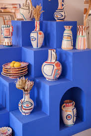 Domino S Spring 2020 Issue Features A Lot Of This Bold Color Ceramics Pottery Art Handmade Ceramics Pottery Art
