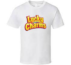 Lucky Charms Kids Breakfast Cereal Box Logo T Shirt Shirts Tshirt Logo Lucky Charm