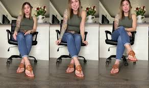 Misstinytootsies Tory Burch Sandal JOI | PimpBunny