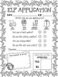 Elf Application And Elf Id Cards Holiday Elf Fun Christmas Teaching Christmas Kindergarten Preschool Christmas