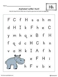 Alphabet Letter Hunt Letter H Worksheet Color Kindergarten Alphabet Letters Letter H Worksheets Preschool Letters
