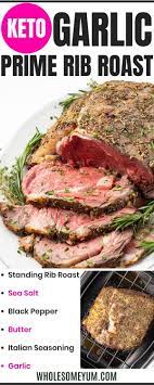 Perfect Garlic Butter Prime Rib Roast Recipe In 2021 Rib Roast Recipe Prime Rib Roast Recipe Keto Beef Recipes