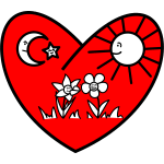 Love Indonesia Free Svg