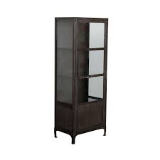 Heavy Metal Iron Cabinet Dotandbo Com Furniture Glass Door Dot And Bo