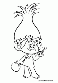 Dibujos Para Colorear Trolls