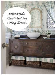 A dining room sideboard is a type of furniture that has been in use since 1770. Sideboards Aren T Just For Dining Rooms Confettistyle