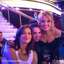 Constance Marie And Vanessa Marano Were At Dancing With The Stars Supporting Lea Thompson Switched Constance Marie Dancing With The Stars Switched At Birth