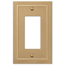 Allen Roth Bethany 1 Gang Champagne Bronze Single Decorator Standard Wall Plate Lowes Com Plates On Wall Bronze Electrical Box Cover