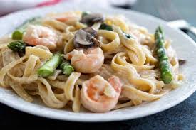Noodles, broccoli, sun dried tomato salad dressing, cream cheese and 5 more chicken and broccoli alfredo the mccallum's shamrock patch lemon slices, red pepper flakes, pepper flakes, unsalted butter and 10 more Shrimp Pasta In White Sauce Recipe Taste And Tell
