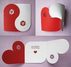 If you really love making handmade cards, definitely pick up a pack of blank cards (or cardstock) next time you're at the craft store. White And Red Color Handmade Cards For Boyfriend Jpg 236 222 Cards Handmade Valentines Cards Valentine Day Cards