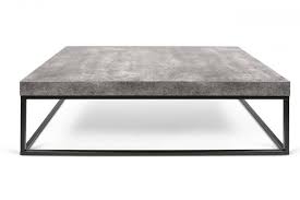 Table Basse Carree Ronde Ou Rectangulaire Au Meilleur Prix Table Basse Petra Effet Beton Coffee Table Metal Frame Coffee Table Modern Industrial Coffee Table