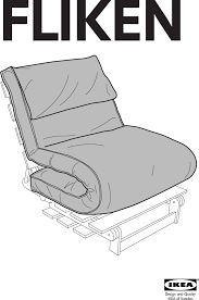 Adventure stripe futon cover, chair ottoman by sis covers. Ikea Massum Fliken Futon Chair Cover Assembly Instruction