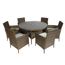 Average rating:0out of5stars, based on0reviews. Charles Bentley 6 Piece Rattan Dining Set Grey Natural