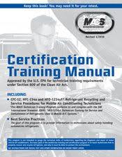 Certification Training Manual For Ac Section 609 Main Study Guide Online Tests Study